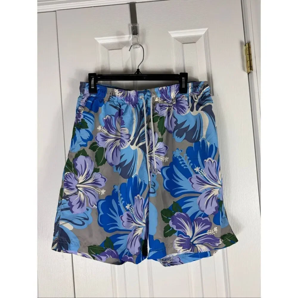 Lands End Mens Swim Trunks size L 36-38